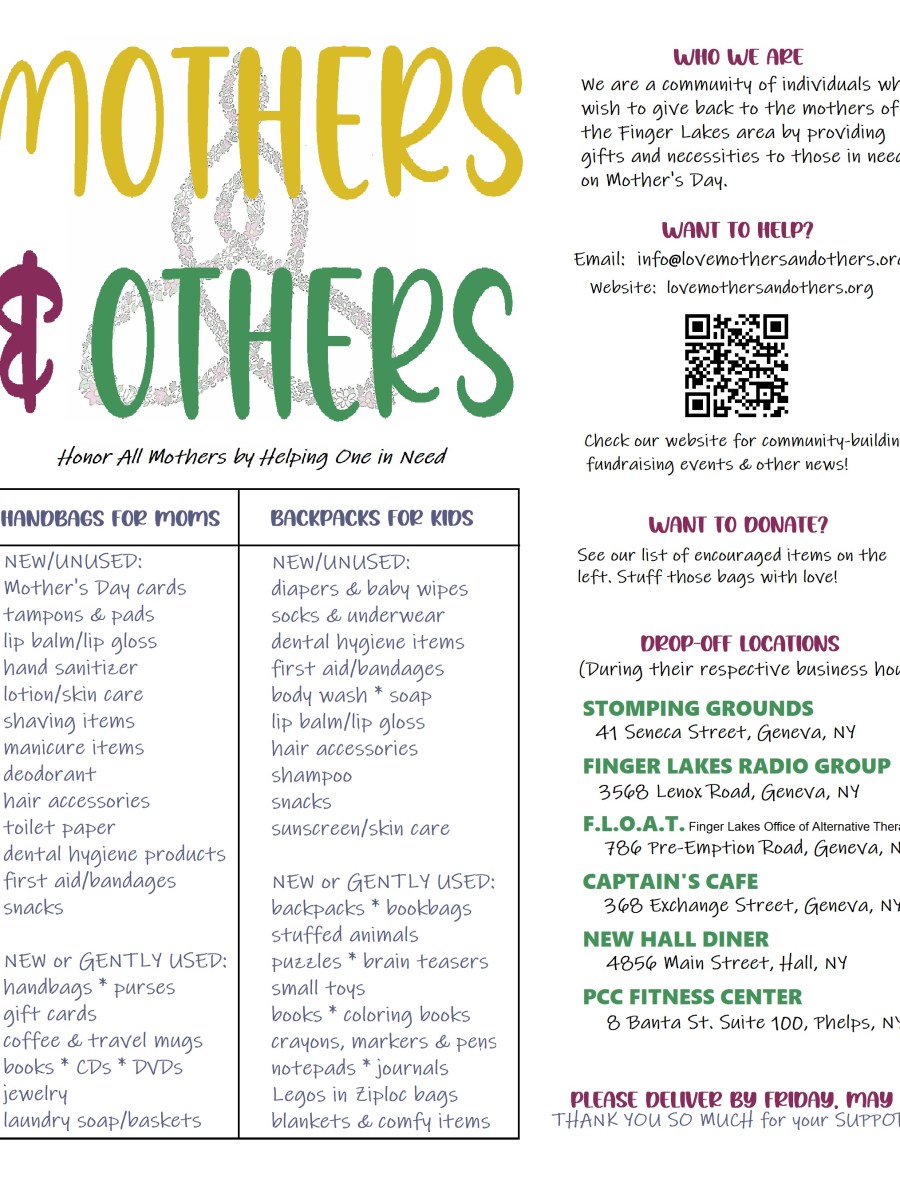 Mother’s Day Donation&nbsp;Drive